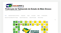 Desktop Screenshot of federacaotkdmt.com.br